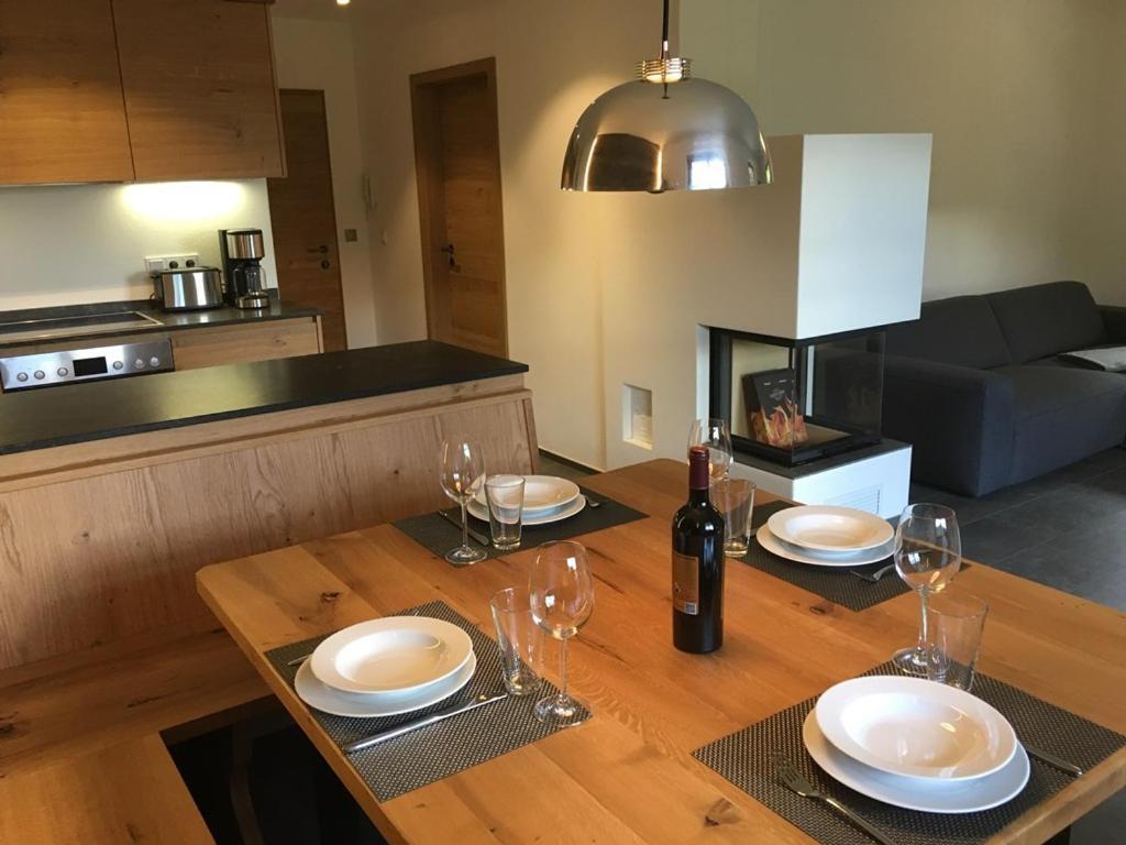 Premium-Chalet Achental Mit Kamin Und Sauna Schleching Eksteriør billede